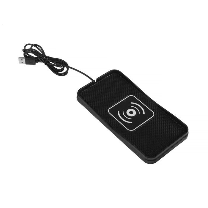Противоскользящий коврик с беспроводной зарядкой от USB - Фото 1