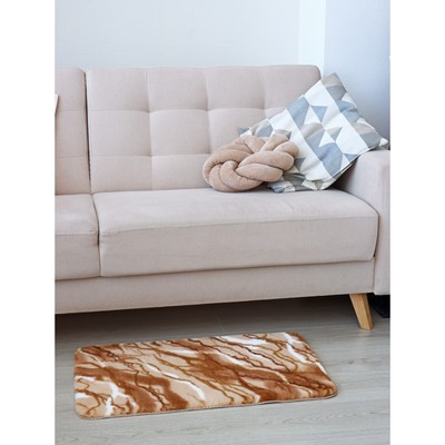 Коврик SAVANNA «Мечта», 50×80 см, бежевый
