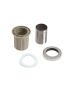 УЦЕНКА Смеситель для кухни ZEIN Z2753, гибкий излив, картридж 35 мм, нерж. сталь 9505751