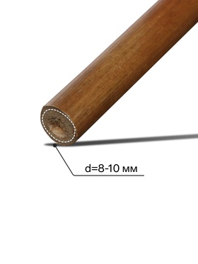 Колышек для подвязки растений, h=90 см, d=8-10 мм, бамбук, Greengo (комплект 10 шт)