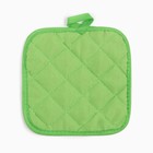 Прихватка Доляна "Tropical" цв.зеленый 17*17 см 100% п/э - фото 41452512