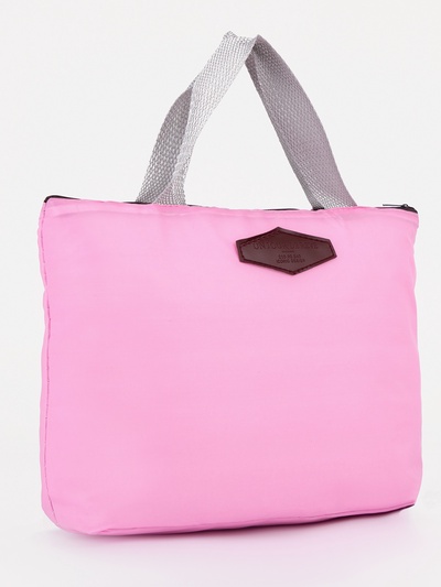 Термосумка на молнии, объём 3.8 л, розовая