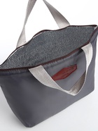 Термосумка на молнии, объём 3.8 л, серая - Фото 3