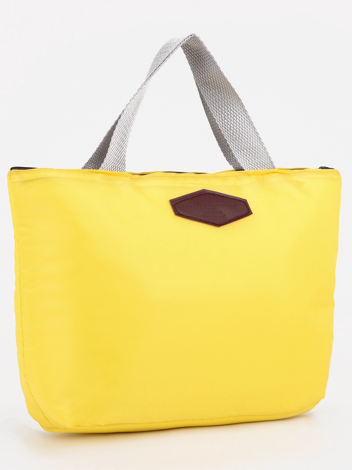 Термосумка на молнии 3.8 л, жёлтая - Фото 1