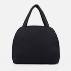 Термосумка на молнии, объём 6 л, чёрная - Фото 2