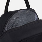 Термосумка на молнии, объём 6 л, чёрная - Фото 3