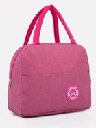 Термосумка на молнии, объём 6 л, розовая - Фото 1