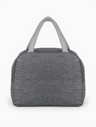 Термосумка на молнии, объём 6 л, серая - Фото 3