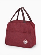 Термосумка на молнии, объём 6 л, цвет бордовый - Фото 1