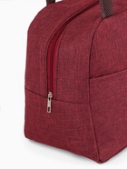 Термосумка на молнии, объём 6 л, цвет бордовый 9257265 - фото 9199545