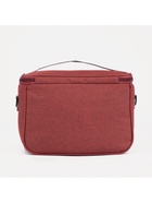 Термосумка на молнии 5.7 л, длинный ремень, красная - Фото 2