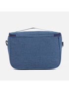 Термосумка на молнии, объём 8 л, наружный карман, регулируемый ремень, синяя - Фото 2