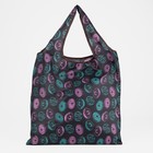 Сумка хозяйственная без застежки, складная, цвет серый/разноцветный - Фото 2