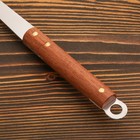 Вилка для мяса с деревянной ручкой 36 см, 7х3,5 см - Фото 3