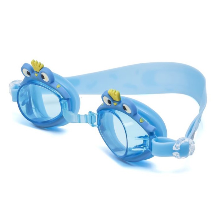 Очки для плавания детские Novus NJG113 «Лягушка», голубой - Фото 1