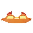 Очки для плавания детские Novus NJG114 «Пчела», оранжевый - Фото 3