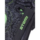 Перчатки для фитнеса Atemi AFG06GNL, черно-зеленые, размер L - Фото 2