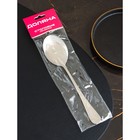 Ложка гарнирная из нержавеющей стали Доляна, h=22 см, толщина 2.2 мм, 410 сталь - Фото 4