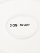 Блюдо для подачи Magistro «Герань Бланш», d=22.4 см, фарфор, белое - Фото 7