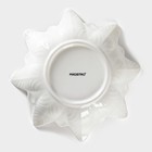 Салатник Magistro «Цветочек Бланш», d=21.6 см, фарфор, белый - Фото 5