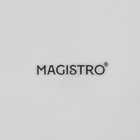 Блюдо фарфоровое Magistro «Ромашка», d=32,5 см, цвет белый - Фото 5