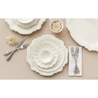Тарелка фарфоровая пирожковая Magistro «Ромашка», d=18,5 см, цвет белый - Фото 6