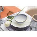 Тарелка фарфоровая обеденная Magistro «Ромашка», d=24 см, цвет белый - Фото 6
