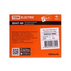 Выключатель автоматический TDM ВА47-60, 1п, 50 А, 6 кА, C, SQ0223-0082 9483651 - фото 14150321
