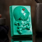 Фигурное мыло "Солдатик" зеленый, 108гр - фото 10254069
