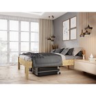 Высокая кровать «Виста», 1400 × 2000 мм, массив, без покрытия, цвет сосна - Фото 3