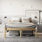 Высокая кровать «Геральд» 1200×2000 мм, массив, без покрытия, цвет сосна - фото 28482481