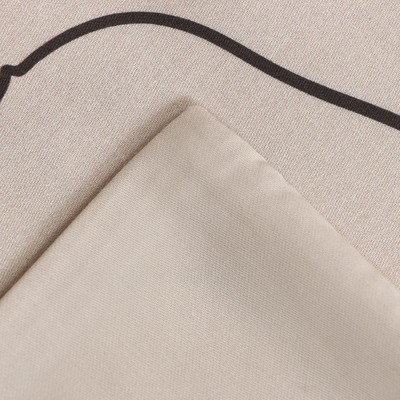 Постельное бельё евро «Этель» Graphic flowers, мако-сатин