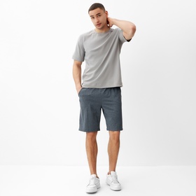 Шорты мужские MINAKU: Casual collection MAN цвет графит меланж, р-р 46