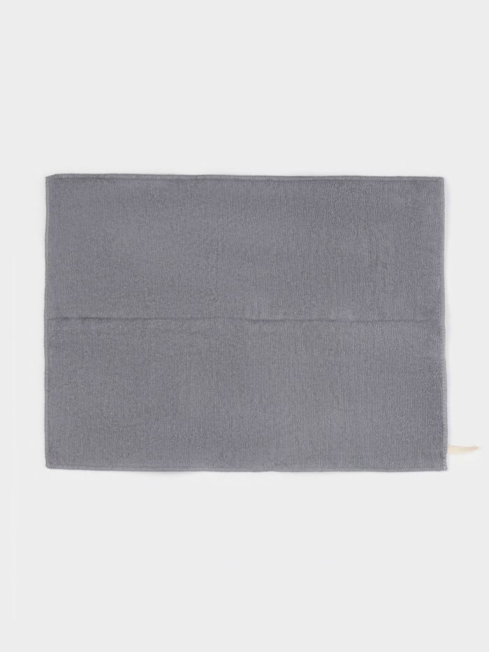 Коврик для сушки посуды Доляна «Лофт», 38×50 см, микрофибра, светло-серый - Фото 1