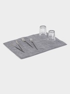 Коврик для сушки посуды Доляна «Лофт», 38×50 см, микрофибра, светло-серый - Фото 3