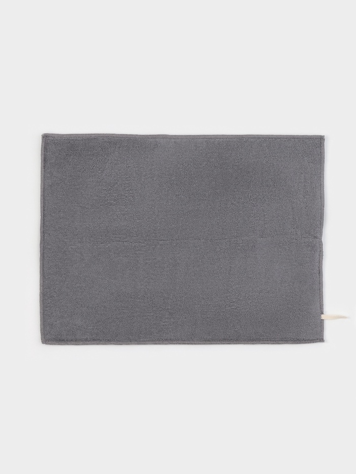 Коврик для сушки посуды Доляна «Лофт», 30×40 см, микрофибра, светло-серый - Фото 1