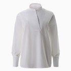 Рубашка женская MINAKU: Cotton collection цвет белый, р-р 46-48 - Фото 6