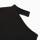 Лонгслив женский на одно плечо MINAKU: Basic line цвет чёрный, размер 42 - фото 63776