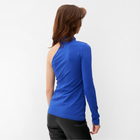 Лонгслив женский на одно плечо MINAKU: Basic line цвет синий, размер 40 - фото 63803
