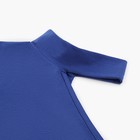 Лонгслив женский на одно плечо MINAKU: Basic line цвет синий, размер 40 - фото 63808