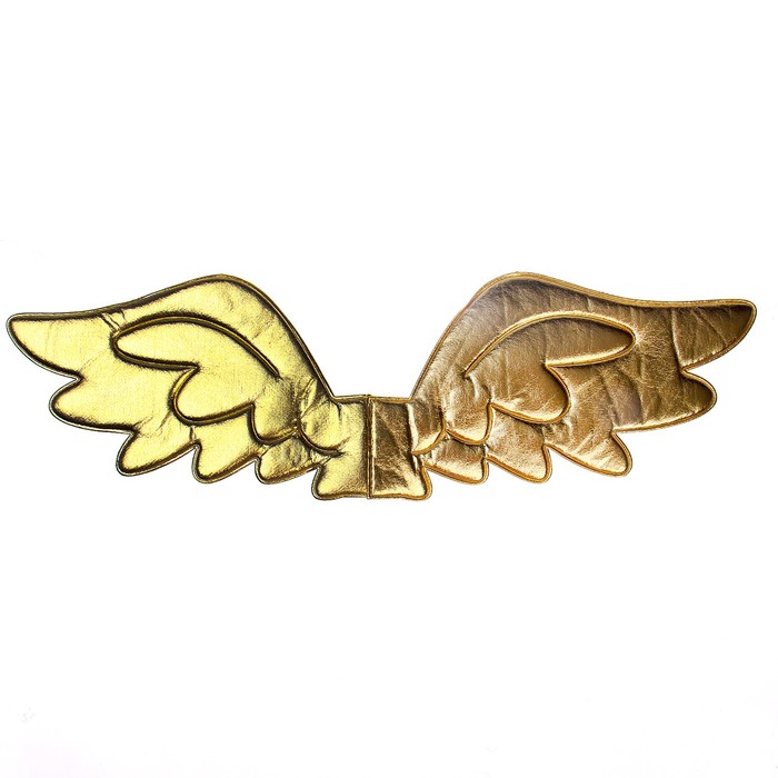 Карнавальные крылья «Ангел», цвет золотой - Фото 1