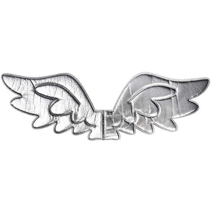 Карнавальные крылья «Ангел», цвет серебряный - Фото 1