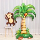 Воздушный шар фольгированный 63" «Пальма», на подставке, под воздух - Фото 2