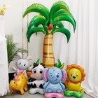 Воздушный шар фольгированный 63" «Пальма», на подставке, под воздух - Фото 3