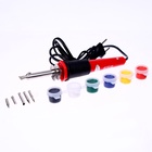 Прибор для выжигания по дереву, 6 красок + 5 насадок - Фото 11