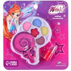 Набор косметики, тени 5 цветов, блеск для губ "Блум", WINX - фото 24441292