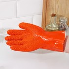 Перчатки резиновые для чистки овощей, рыбы, размер ONE SIZE - Фото 4