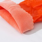 Перчатки резиновые для чистки овощей, рыбы, размер ONE SIZE - фото 8978826