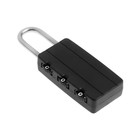 Замок навесной кодовый ТУНДРА, черный - Фото 2