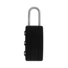 Замок навесной кодовый ТУНДРА, черный - Фото 3